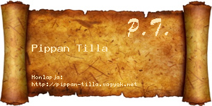 Pippan Tilla névjegykártya